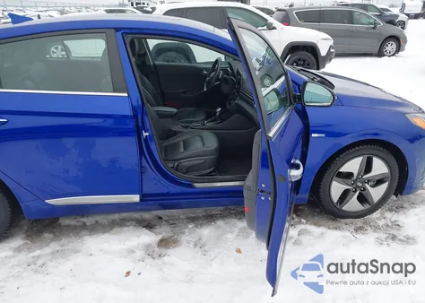 2020 Hyundai Ioniq Hybrid Limited из США, поврежденный, VIN KMHC05LC6LU240632